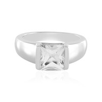 Anello in argento con Quarzo Bianco