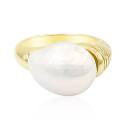 Anello in argento con Perla di Acqua Dolce (TPC)