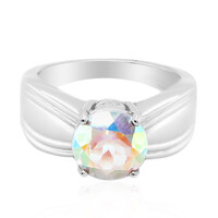 Anello in argento con Topazio Moonlight