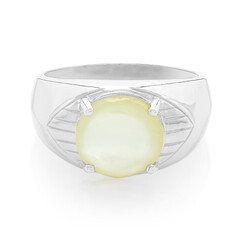 Anello da uomo in argento con Conchiglia Abalone