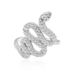 Anello in argento con Topazio Bianco