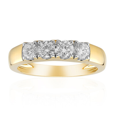 Anello in oro con Diamante SI1 (G) (Annette)
