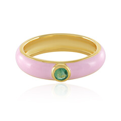 Anello in argento con Smeraldo Russo