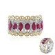 Anello in argento con Rubino della Birmania (Gems en Vogue)