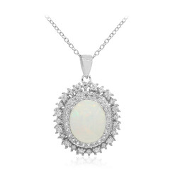 Collana in argento con Opale di Welo