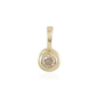 Ciondolo in oro con Diamante Champagne I2