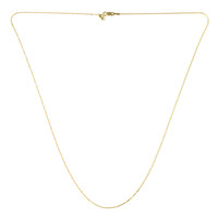 Catenina roló regolabile con cursore  in argento 925 placcato oro giallo - 61 cm - 2,16 g