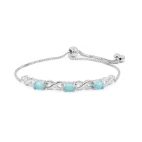 Bracciale in argento con Opale Blu Caraibico