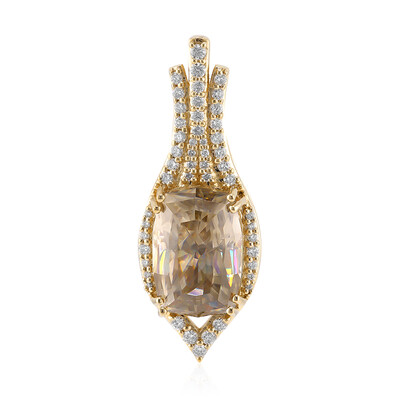 Ciondolo in oro con Cerussite dalla Namibia (de Melo)
