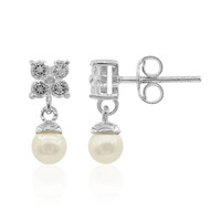 Orecchini in argento con Perla di Acqua Dolce