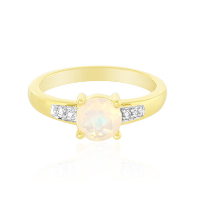Anello in argento con Opale di Welo