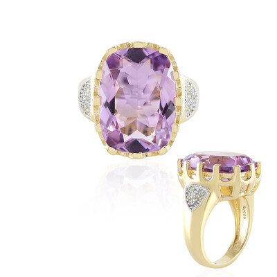 Anello in argento con Ametista Rose de France