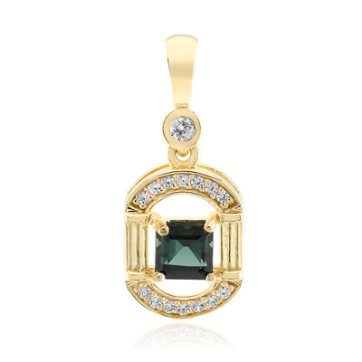 Ciondolo in argento con Indicolite (Adela Silber)