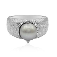 Anello in argento con Perla di Acqua Dolce (TPC)