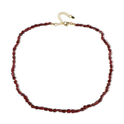Collana in argento con Granato Mozambico (Adela Silber)