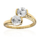 Anello in oro con Quarzo Herkimer (Amanda Adkins)