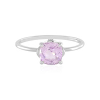 Anello in platino con Kunzite AAA