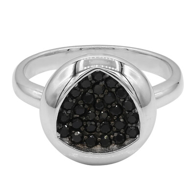 Anello in argento con Spinello Nero