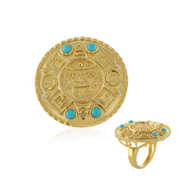 Anello in argento con Turchese Sleeping Beauty