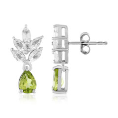 Orecchini in argento con Peridoto