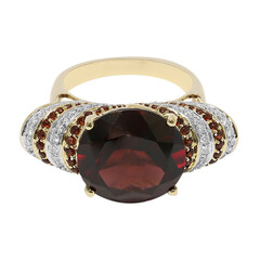 Anello in oro con Granato Mozambico AAA (de Melo)
