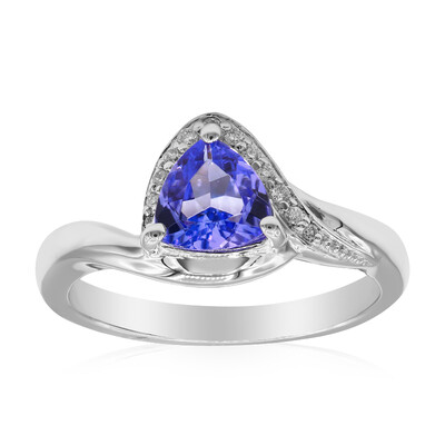 Anello in argento con Tanzanite