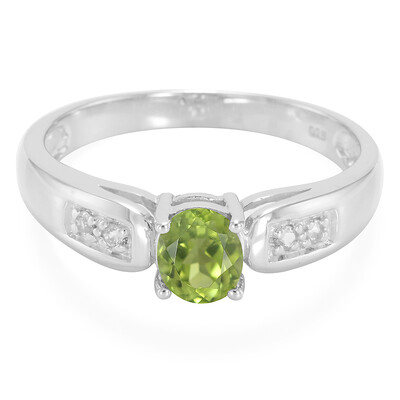 Anello da uomo in argento con Tormalina