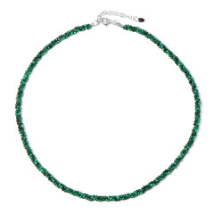 Collana in argento con Malachite