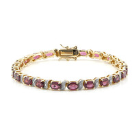 Bracciale in argento con Rodolite