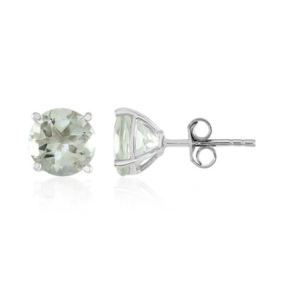 Orecchini in argento con Ametista Verde