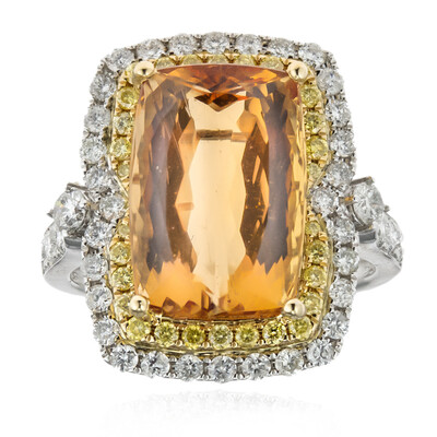 Anello in oro con Topazio Imperiale (CIRARI)