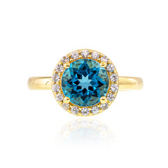 Anello in argento con Topazio Marambaia