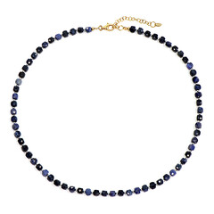 Collana in argento con Dumortierite