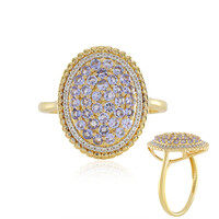 Anello in argento con Tanzanite