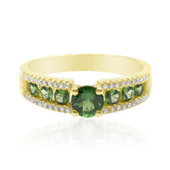 Anello in oro con Tsavorite