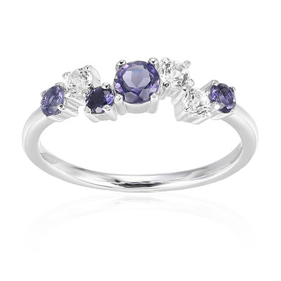 Anello in argento con Iolite