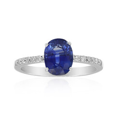 Anello in oro con Zaffiro Ceylon Blu (Estée Collection)