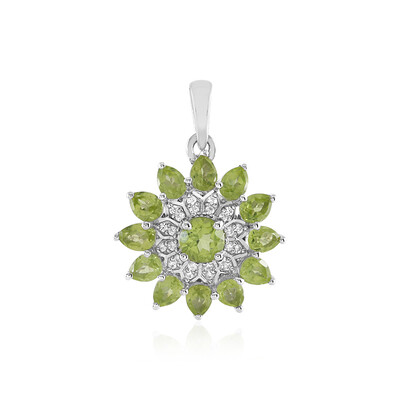Ciondolo in argento con Peridoto