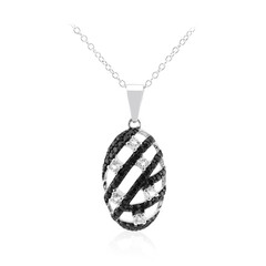 Collana in argento con Topazio Bianco