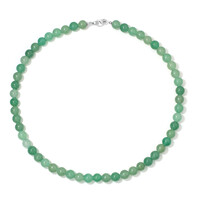 Collana in argento con Avventurina Verde