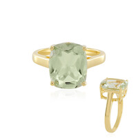 Anello in argento con Ametista Verde