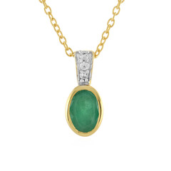 Collana in argento con Smeraldo Socoto