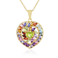 Collana in argento con Peridoto