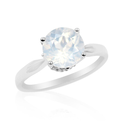 Anello in argento con Quarzo Blue Moon