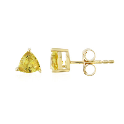 Orecchini in argento con Apatite Dorata