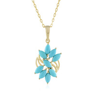 Ciondolo in argento con Turchese Sleeping Beauty