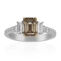 Anello in oro con Diamante Cioccolato SI2 (CIRARI)
