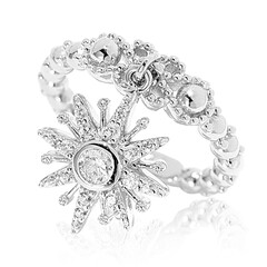 Anello in argento con Zircone (Dallas Prince Designs)