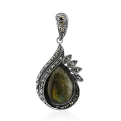 Ciondolo in argento con Labradorite (Annette classic)