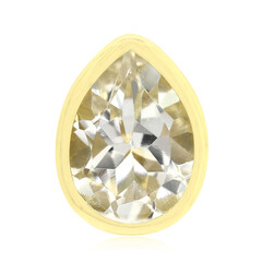 Ciondolo in argento con Topazio Bianco